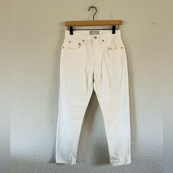 Everlane The Super Soft Relaxed Jean in White size 25 - Picture 1 of 11